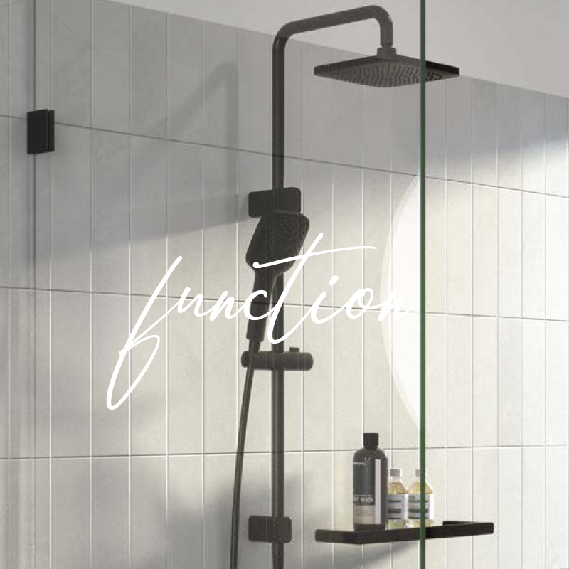 HG Bathroom black shower tap